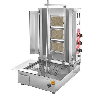 3 Radyanlı Alttan Motorlu Doğaldoğalgazlı Döner Ocağı