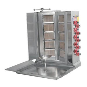 Döner Ocağı 4 + 4 Doğalgazlı