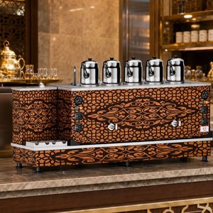 Tüplü Bakır Turbo Hibrit 5 Demlik 50 Litre Çay Makinesi
