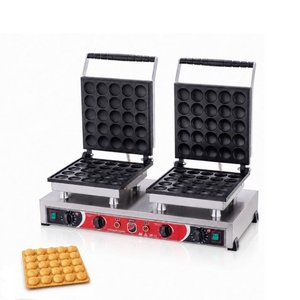 Silverinox Çiftli Kapaklı Bubble Waffle Makinesi
