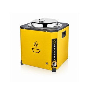 Silverinox Elektrikli 9 Litre Jumbo Çorba Kazanı - Sarı