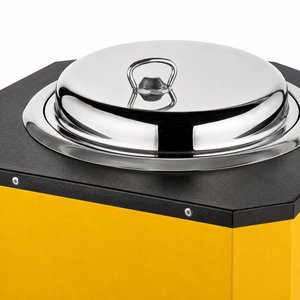 Silverinox Elektrikli 9 Litre Jumbo Çorba Kazanı - Sarı