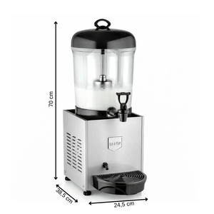 St18 Mini 7 Litre Şerbet Ve Ayran Soğutucu - Gri