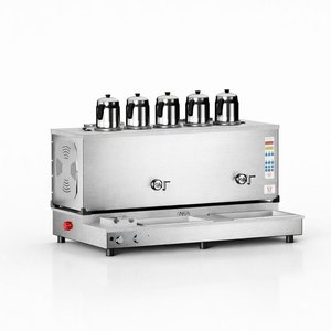 Doğalgazlı İnox Pro Plus Hibrit Smart 5 Demlikli 50 Litre Çay Makinesi