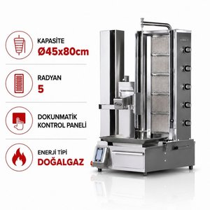Doğalgazlı Otomatik Döner Robotu 5 Radyan