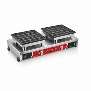 Silverinox Çiftli Kapaksız Bubble Waffle Makinesi