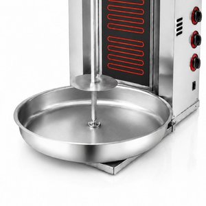 Silverinox Elektrikli 2 Radyan Motorsuz Döner Makinesi 220v