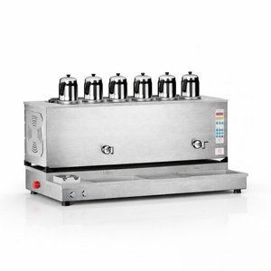 Doğalgazlı İnox Pro Plus Hibrit Smart 6 Demlikli 60 Litre Çay Makinesi
