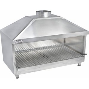 Paslanmaz Izgara Kömürlü 120 X 60 x 105 (cm)