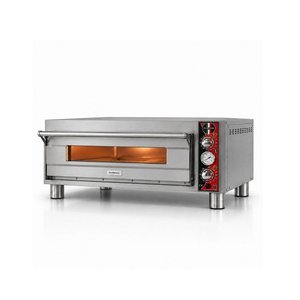 Silverinox Elektrikli Tek Kat 25 Cm 4 Pizza Kapasiteli Pizza Fırını 220v