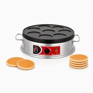 Silverinox Elektrikli Pankek Pişirme Makinesi Gri İnox