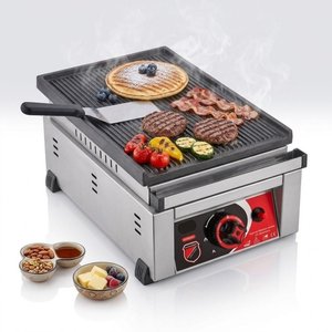 Silverinox Tüplü Set Üstü Döküm Oluklu Izgara 30 Cm