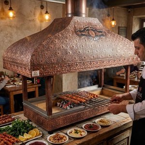 Bakır Pro Ocakbaşı Izgara 120 Cm