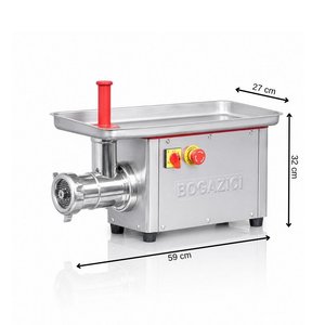 Boğaziçi No 12 Sökülebilir Sifero Kıyma Makinesi 220v