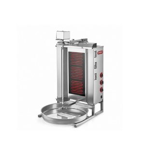 Silverinox Elektrikli 3 Radyan Üstten Motorlu Döner Makinesi 380v