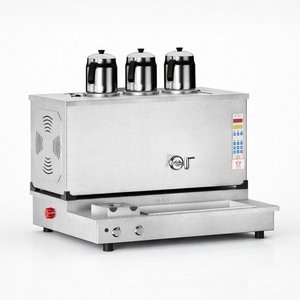 Doğalgazlı İnox Pro Plus Hibrit Smart 3 Demlikli 30 Litre Çay Makinesi