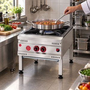 Silverinox Tüplü 2 Yanışlı Yer Ocağı