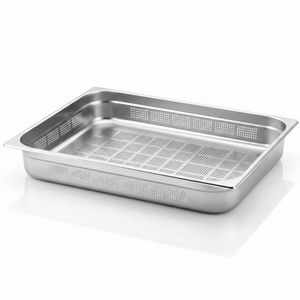 Üret Delikli gastronom Küvet Gn 2/1 150 mm 42,5 lt