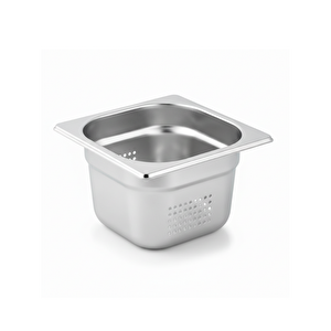 Üret Delikli gastronom Küvet Gn 1/6 100 Mm 1,6 lt
