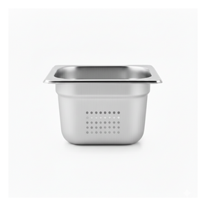Üret Delikli gastronom Küvet Gn 1/6 100 Mm 1,6 lt
