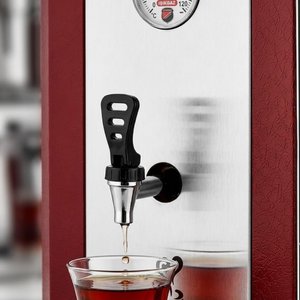 Silverinox Jumbo Şamandıralı 36 Litre 3 Demlikli Çay Makinesi - Kırmızı