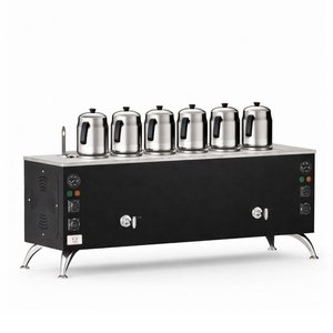 Elektrikli Black Pro Compact 6 Demlikli 60 Litre Çay Makinesi 220v