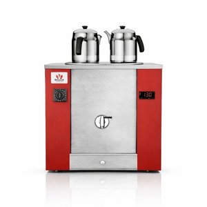 Elektrikli Pro Exper Dijital 15 Litre Çay Makinesi Kırmızı