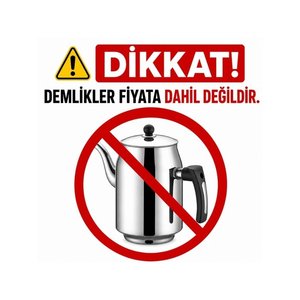 Silverinox Doğalgazlı + Elektrikli 3 Demlikli 33 Litre Çay Ocağı