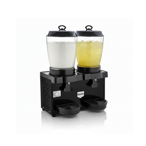 St35 Royal Mini 11+11 Litre İkili Şerbet Ve Ayran Soğutucu - Siyah