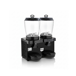 St35 Royal Mini 11+11 Litre İkili Şerbet Ve Ayran Soğutucu - Siyah