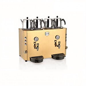 Master Elektrikli 46 Litre Dört Demlikli Çay Kazanı Makinesi