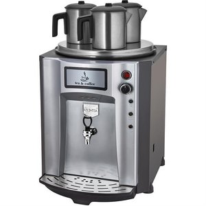 Premium Jumbo 40 Litre Üç Demlikli Çay Makinesi - Gri