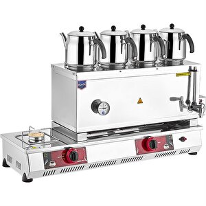 85 Model 4 Demlikli Doğalgazlı (ce) + Elektrikli Çay Ocağı 43 Lt