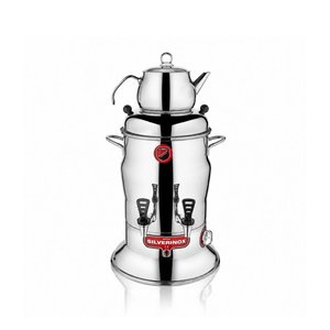 Silverinox 16 Litre Çift Demlik Çay Semaveri Otomatı Makinesi