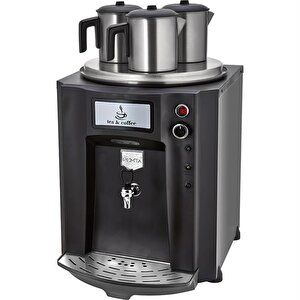 Premium Otomatik Su Alma 40 Litre Üç Demlikli Çay Kazanı Makinesi