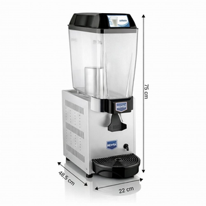 20 Litre Tekli Ayran Soğutucu  Gri- St11