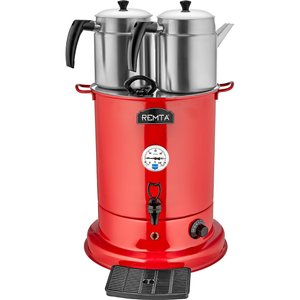 2 Demlikli Elite Çay Makinesi 25 Lt Kırmızı