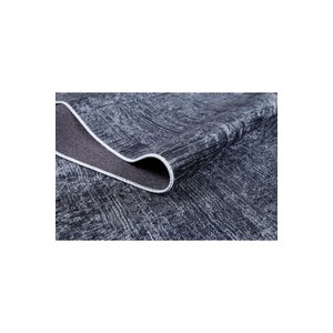 Makinede Yıkanabilir Kaymaz Taban Gri Yolluk Koridor Halısı Hol Antre Halısı 80x300 cm