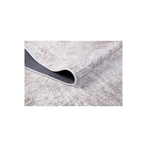 Makinede Yıkanabilir Kaymaz Taban Bej Yolluk Koridor Halısı Hol Antre Halısı 100x300 cm