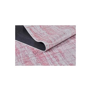 Makinede Yıkanabilir Kaymaz Taban Pembe Yolluk Koridor Halısı Hol Antre Halısı 120x300 cm