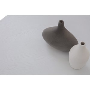 Edys Home Mona Yuvarlak 70 Cm Çapında Beyaz Renk Ahşap Orta Sehpa