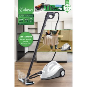 Kazanlı Ütüye Dönüşebilen Buharlı Temizlik Makinası Ksc 4218, 2000w / Ml, 15 Aksesuar