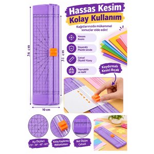 A4 Kağıt Kesme Makinesi Kağıt Kesici Trimmer Hassas Kesim Giyotin Mat Kesici Fotoğraf Etiket Karton Hobi Profesyonel