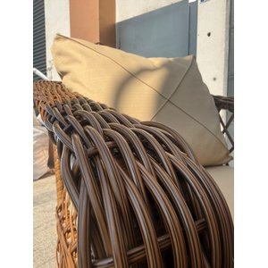 Safir Kahverengi̇  3+1+1 Camli Masa +2puf Balkon Bahçe Oturma Grubu
