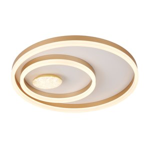 Lumix 50'lik 96 Watt Yuvarlak Gold Plafonyer Led Avize