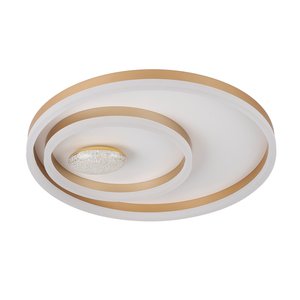 Lumix 50'lik 96 Watt Yuvarlak Gold Plafonyer Led Avize
