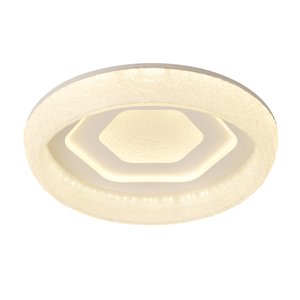 Norvia 50'lik Yuvarlak Altıgen Ledli 144 Watt Plafonyer 3 Renkli Avize