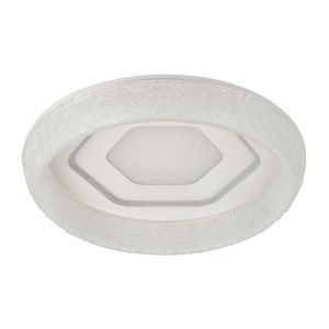 Norvia 50'lik Yuvarlak Altıgen Ledli 144 Watt Plafonyer 3 Renkli Avize