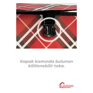 Işık Pazar Arabası Torbası Brandalı Lüx