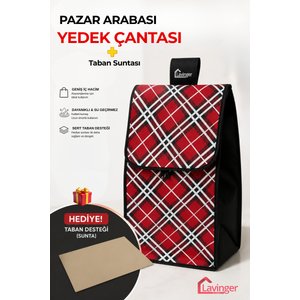 Pazar Arabası Yedek Çantası Taban Suntası Hediye !